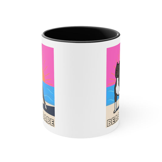 Beach Babe Pitbull Mug