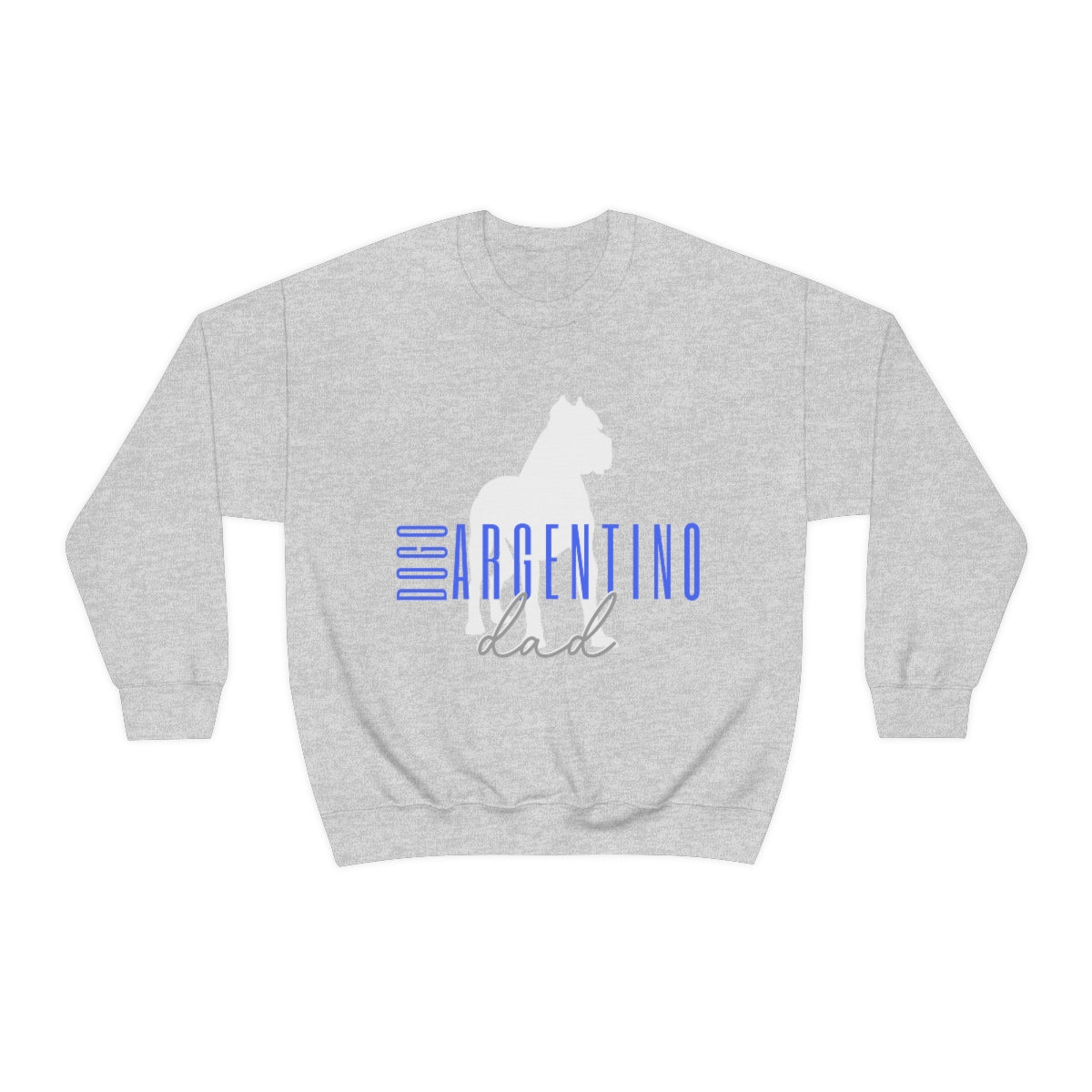 Dogo Argentino Dad Crewneck Sweater - Customizable