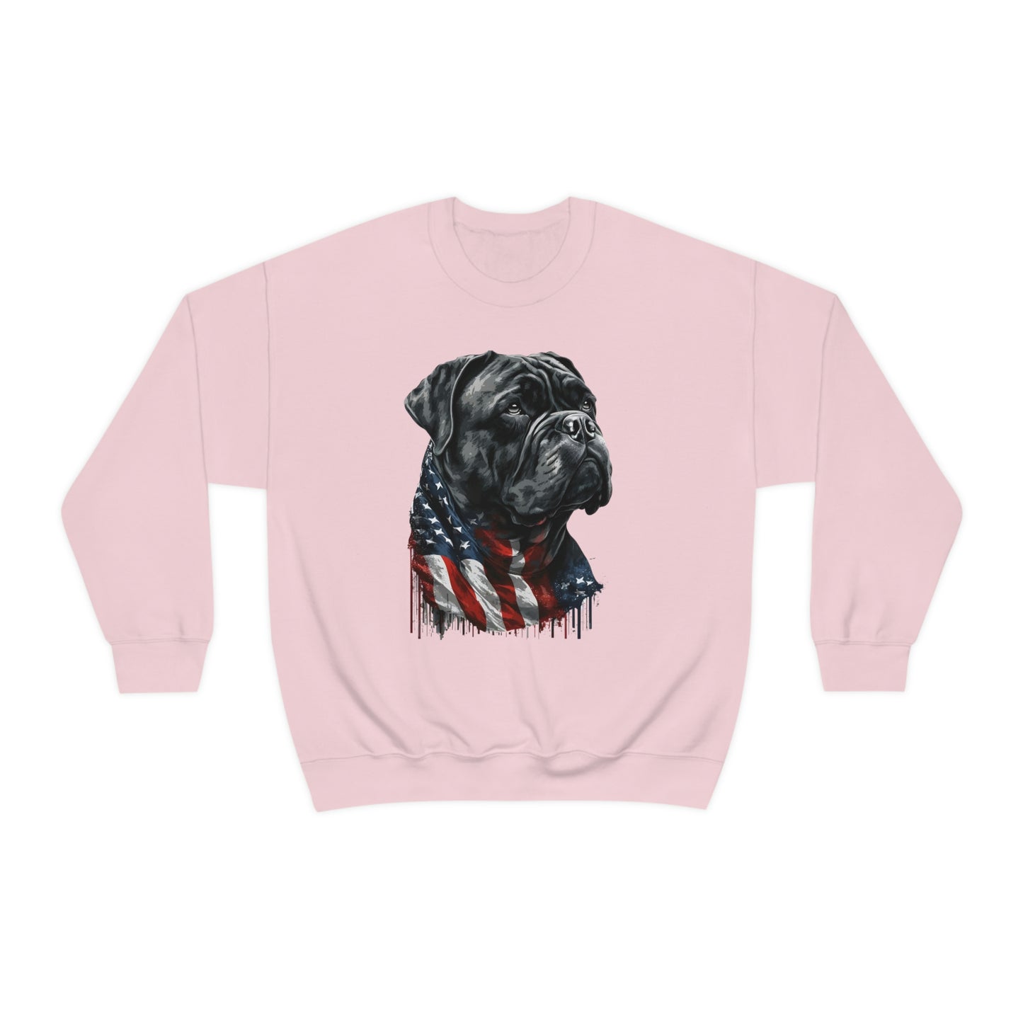 Cane Corso American Flag Crewneck Sweater (unisex)