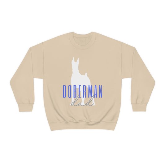 Doberman dad Crewneck Sweater - Customizable