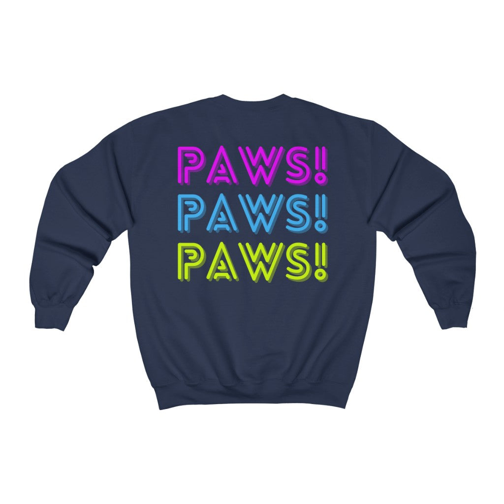 Paws! Paws! Paws! Crewneck Sweatshirt