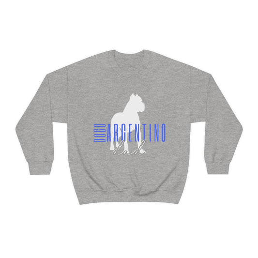 Dogo Argentino Dad Crewneck Sweater - Customizable