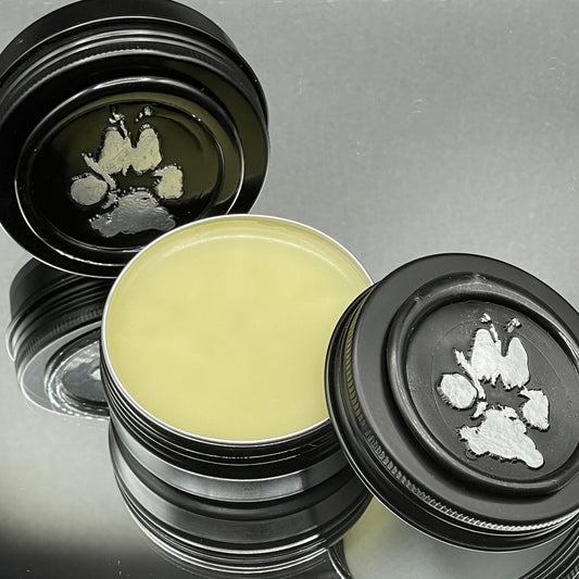Organic Hand Crafted Paw and Nose Balm to heal and protect both cats and dogs. Unscented and lick safe. Dog Paws, Paw Butter, Paw Wax, Paw Protection, Paw Healing, Organic Dog, Natural Dog, Natural Dog Grooming, Dog Grooming, Pet Grooming, Dog Healing, Paw Health, Paw Cracks, Cut Paws, Painful Paw Pad