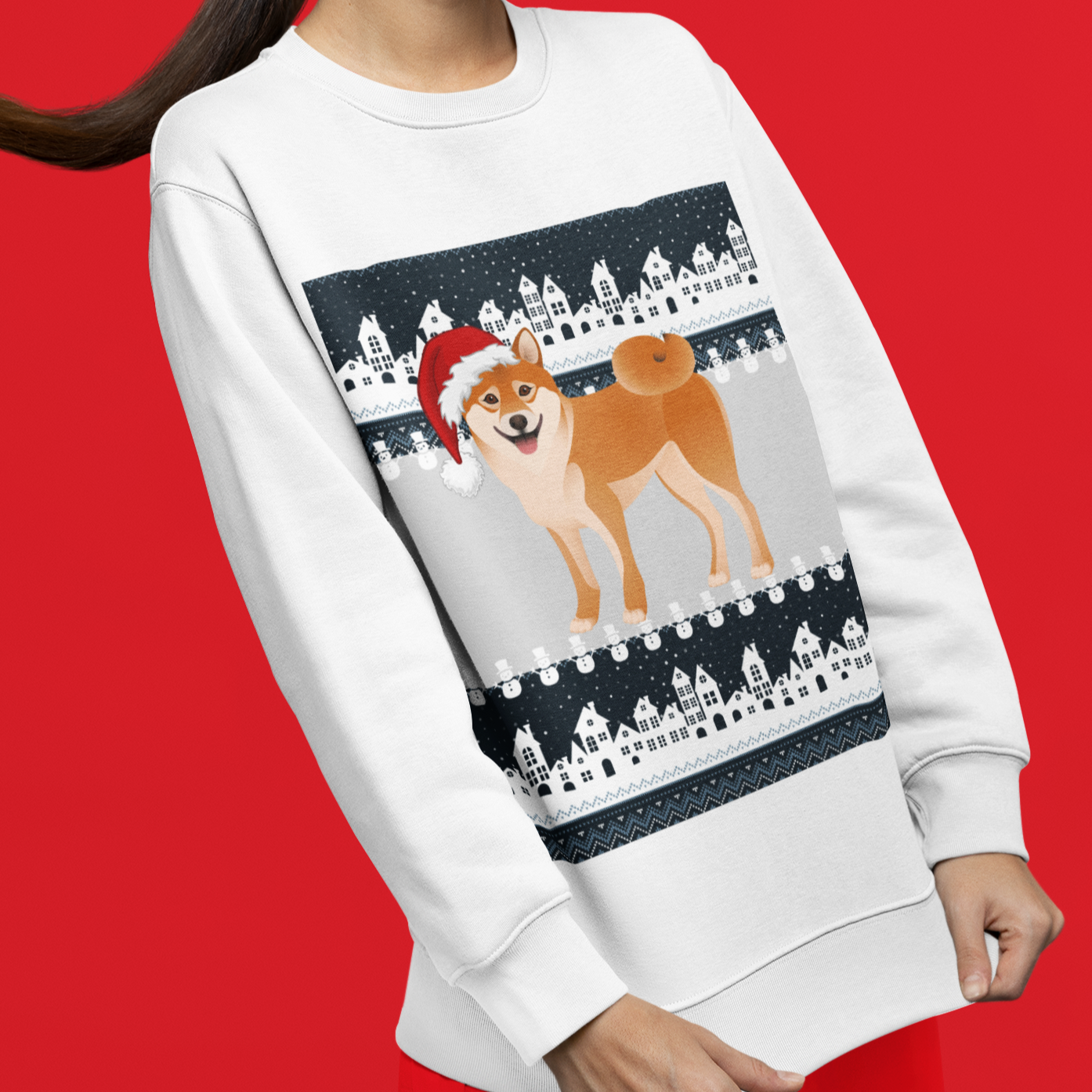 Shiba Inu Ugly Christmas Sweater