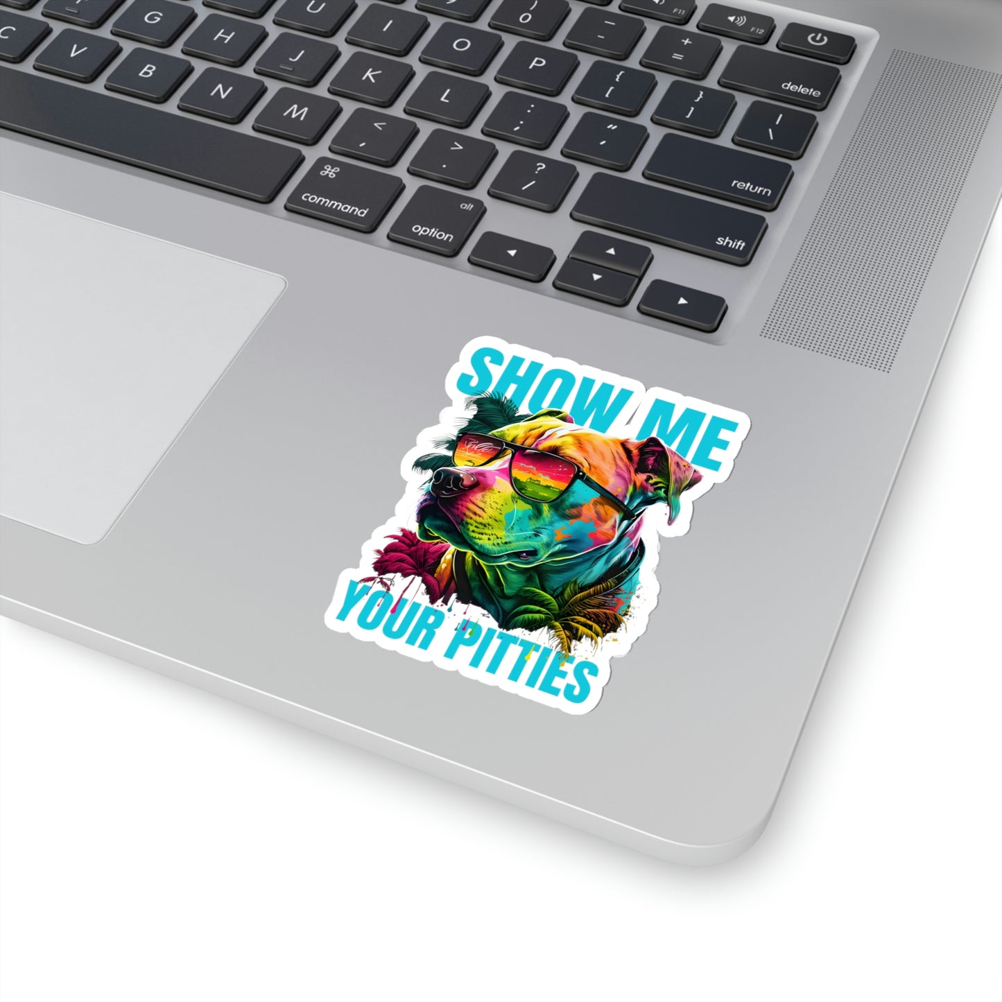 Show Me Your Pitties Pitbull Kiss-Cut Sticker