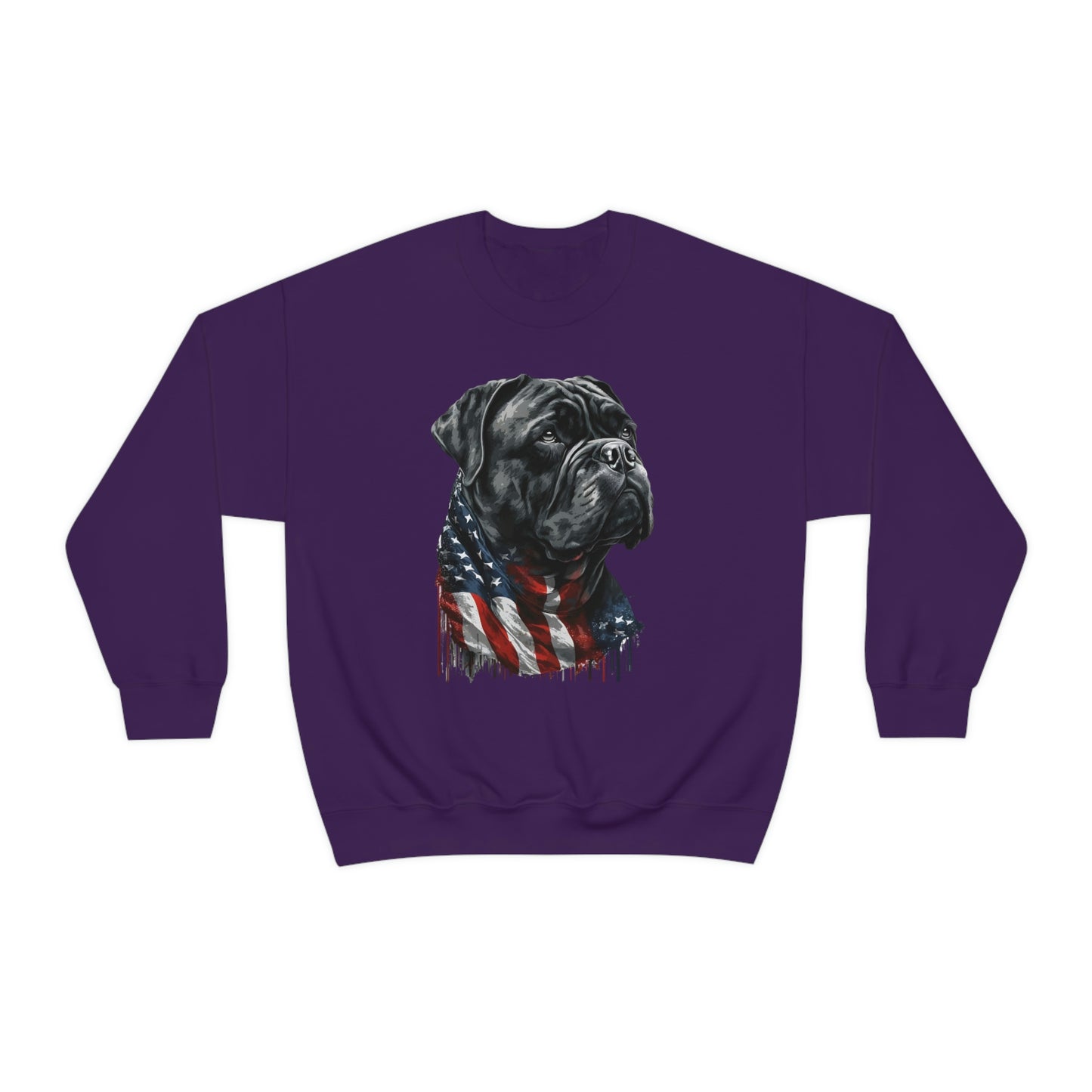 Cane Corso American Flag Crewneck Sweater (unisex)