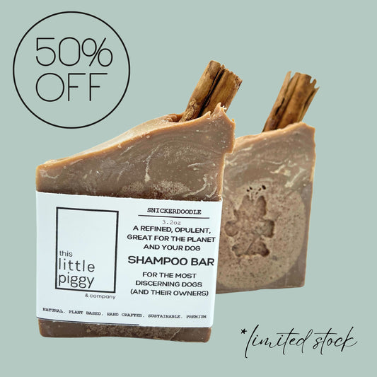Zero Waste Dog Shampoo Bar 3.2oz - Snickerdoodle - SALE
