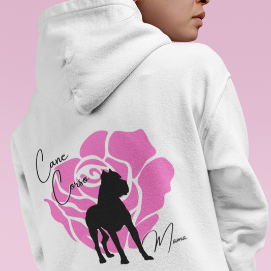 Italian Mastiff Mama Sweater | Dog Mom Rose Sweatshirt | Gift for Cane Corso Mom | Holiday Gift For Mastiff  Mom