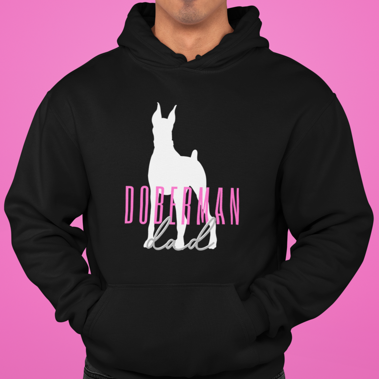  | Doberman Dad Sweater | Doberman Dad Sweatshirt | Gift for Dobie Dad | Gift for Doberman Pinscher Daddy