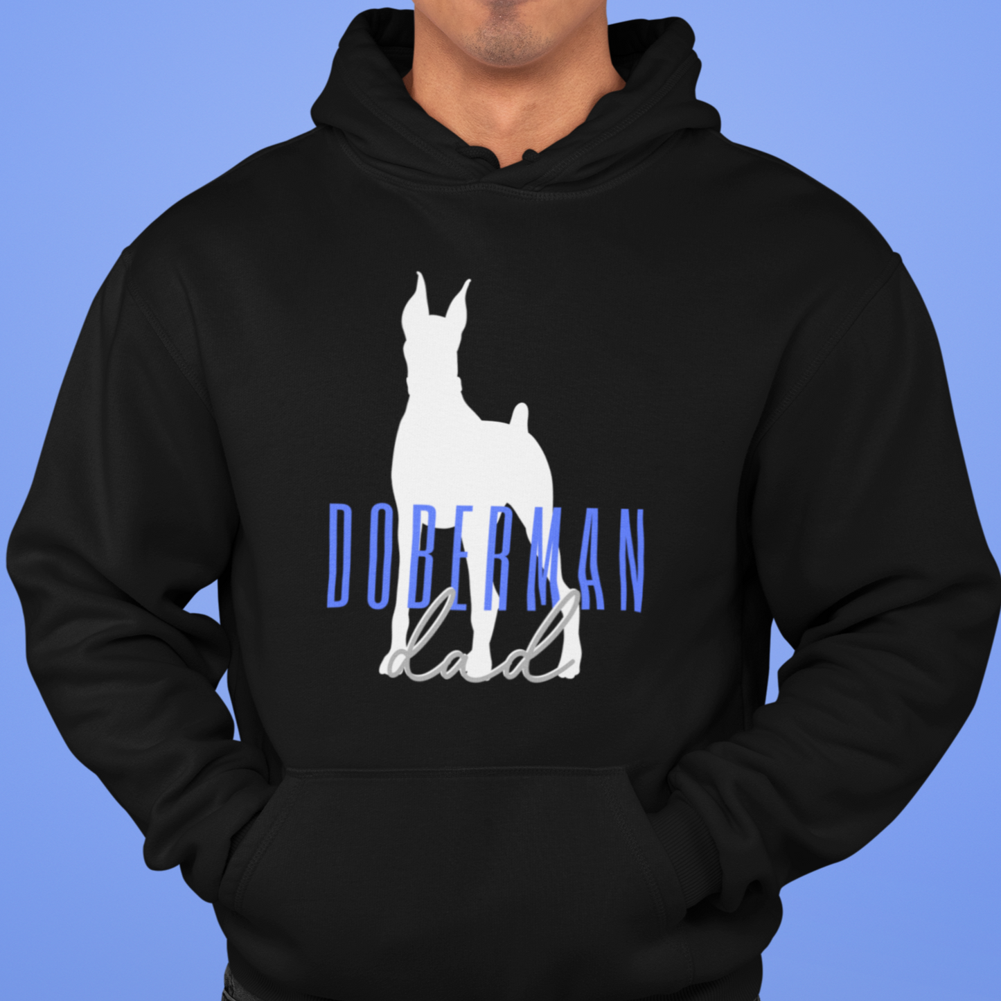  | Doberman Dad Sweater | Doberman Dad Sweatshirt | Gift for Dobie Dad | Gift for Doberman Pinscher Daddy