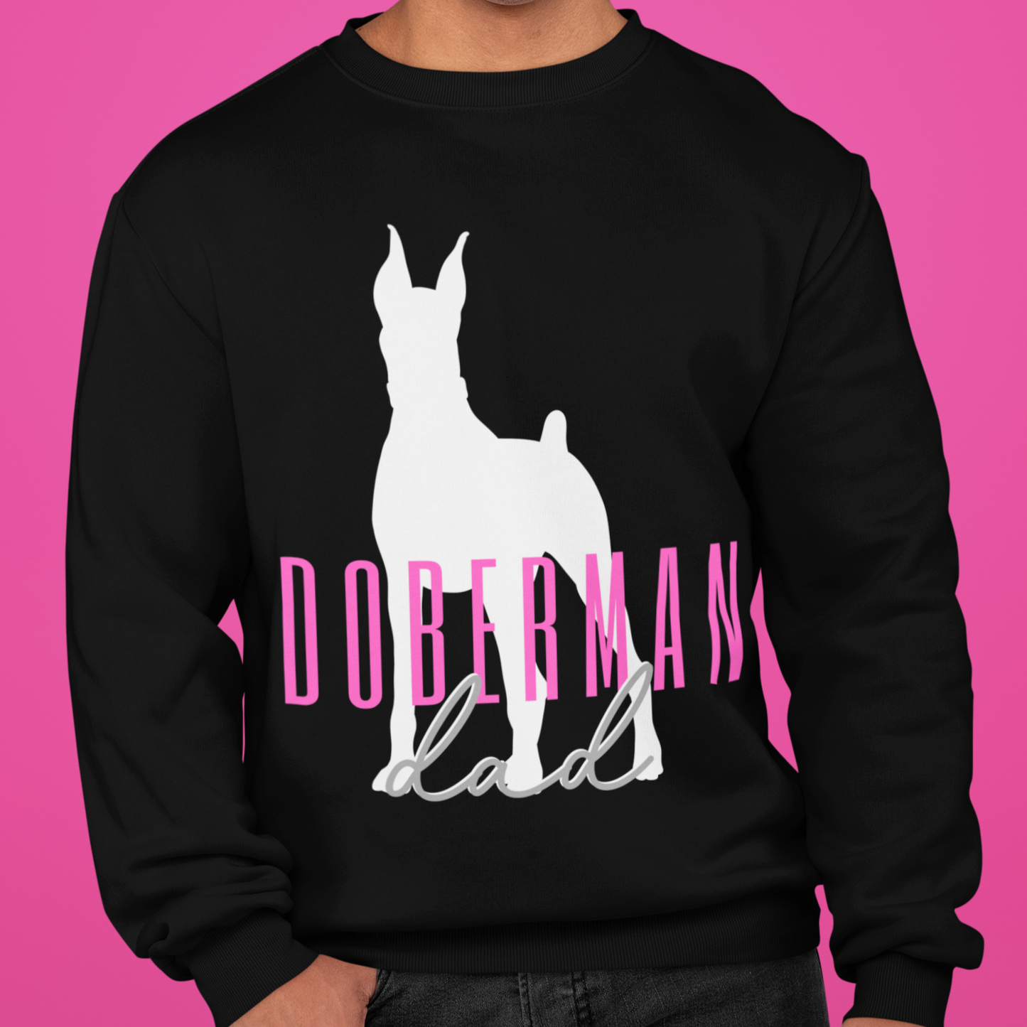 | Custom Holiday Gift For Doberman dad | Custom Dobie dad | Personalized Doberman dad Gift | Doberman Pinscher