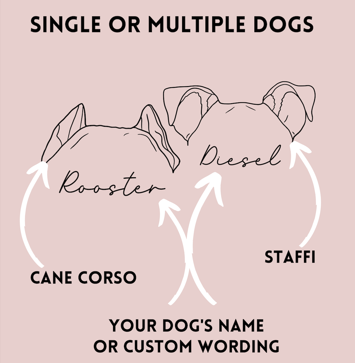 Custom Dog Ears Sweater - Customizable