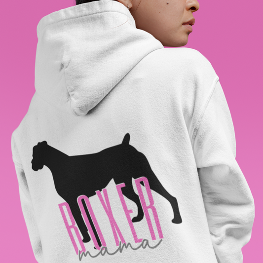 Boxer Mama Hoodie | Boxer Sweatshirt | Boxer Shirt | Boxer Mom | Boxer Dad | Dog mom Gift | Gift For Boxer Mama | Gift For Boxer Mom