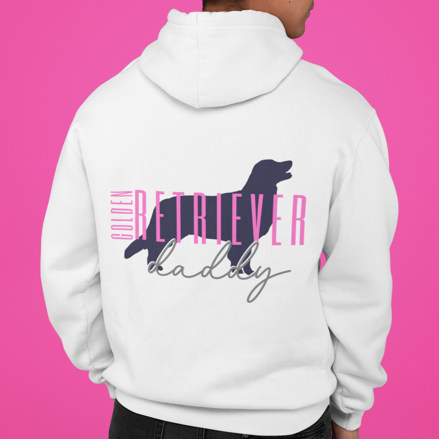 Golden Dad Sweater | Custom Golden Retriever Dad Sweatshirt | Custom Gift for Golden Retriever Dad