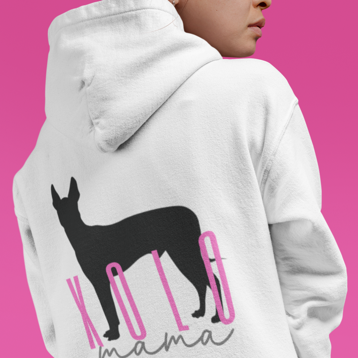| Custom Xolo Mom Sweatshirt | Custom Xolo Dog Shirt | Custom Xolo Dog Mom | Personalized Xoloitzcuintli Sweater